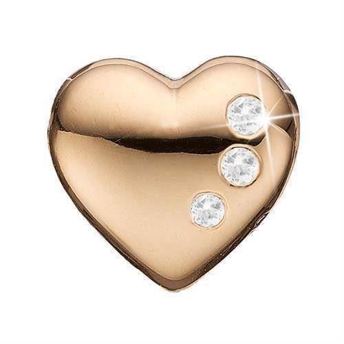 Christina Forgyldt sølv Secret Hearts Dobbelt hjerte med 3 topaser, model 623-G06 køb det billigst hos Guldsmykket.dk her